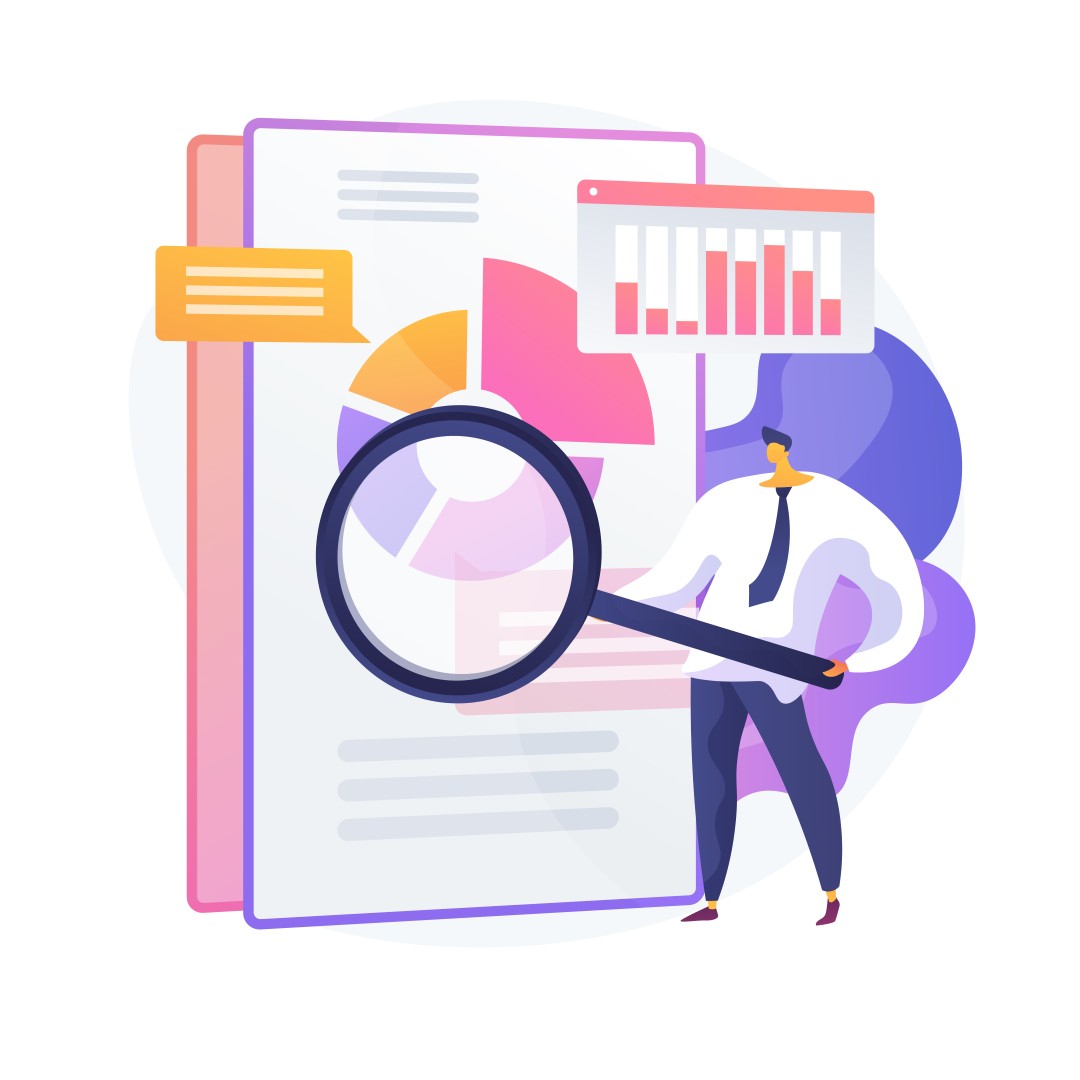 Illustration d’un rapport analysé à la loupe pour l’audit de sécurité informatique proposé par Healem à Auch