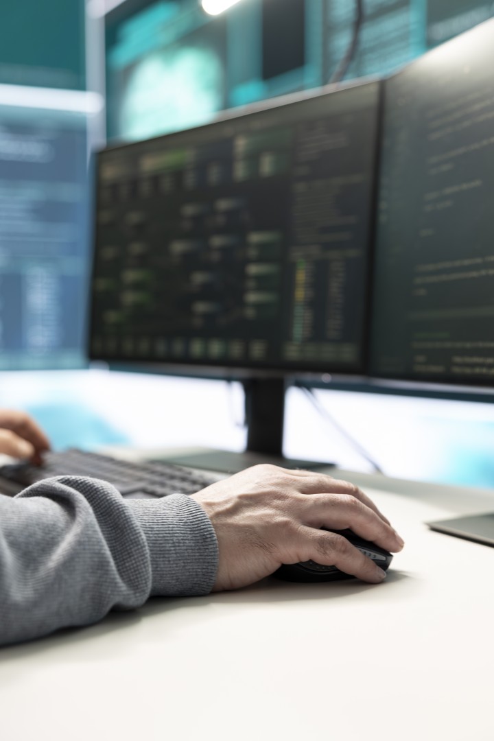 Poste de supervision informatique illustrant le contrat d’infogérance proposé par Healem à Auch
